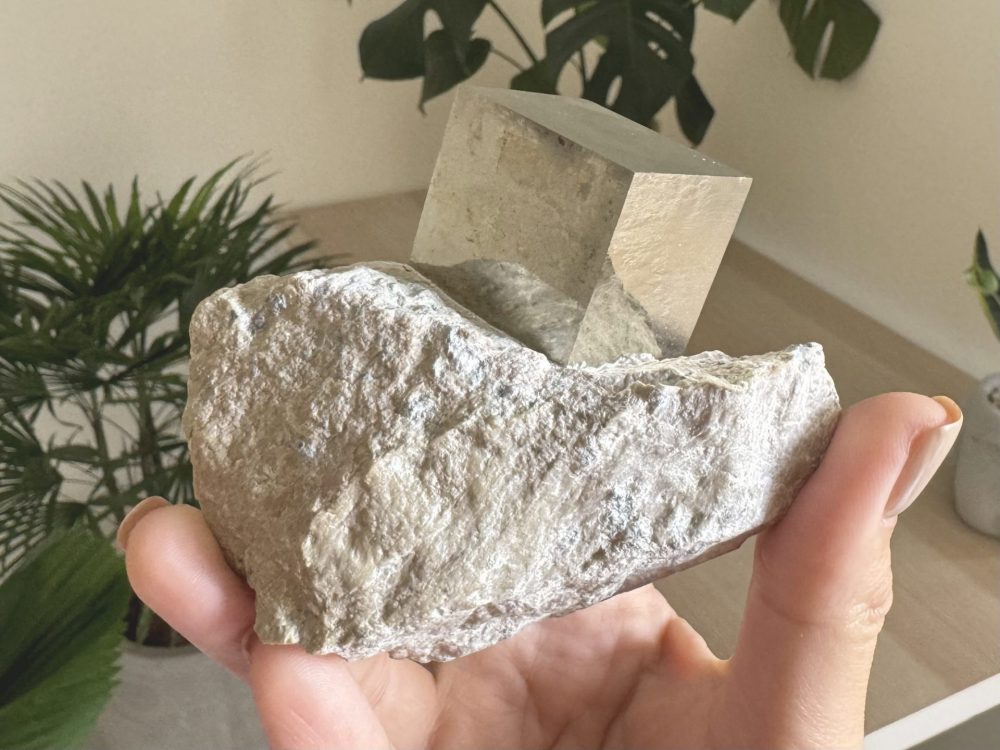 『西班牙黃鐵礦 Pyrite』Matrix017